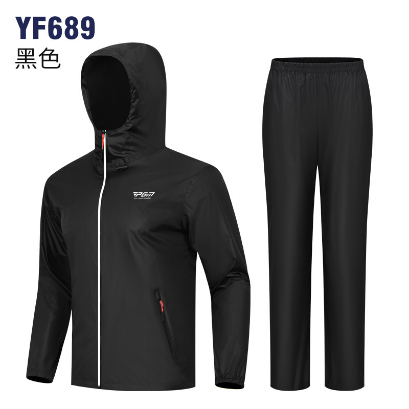 Picture of PGM Golf suit Men's Raincoat Rainproof Full Body Equipment Top Pants Set of Clothing