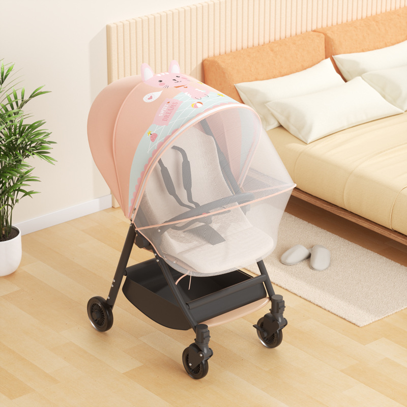 Picture of Baby stroller mosquito net full cover universal baby stroller mosquito cover enlarged mesh sunshade children's stroller mosquito net