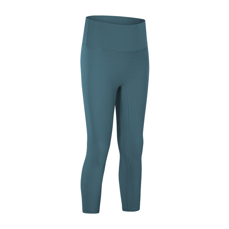 Picture of Spring and summer double-sided sanding naked feeling new no embarrassment line yoga pants running sports fitness cropped pants DL065
