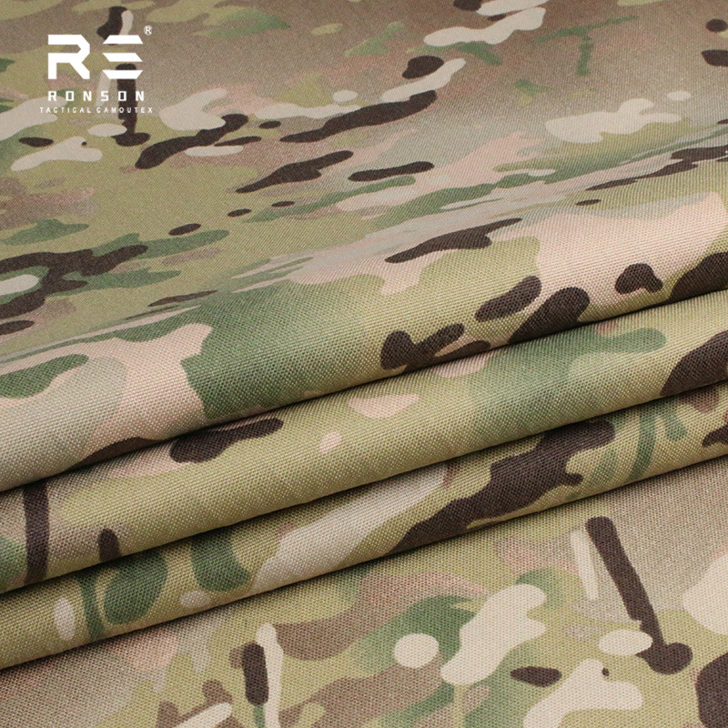 Picture of Multicam Camouflage 500D Nylon X-Pac Composite Diamond Plaid Fabric Waterproof Outdoor Lightweight Fabric