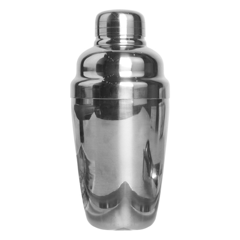 Four-piece shaker stainless steel 350ML Shaker bar spoon ice clip two-head measuring cup kit