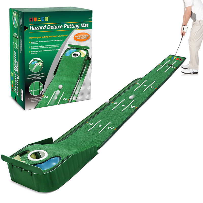 Indoor Golf Putting Blanket Outdoor Home Golf Trainer Green Putting Blanket Exerciser