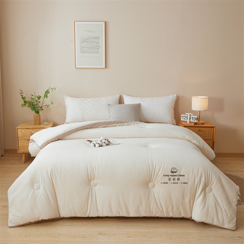 Picture of New Xinjiang Long-Staple Cotton 100 Cotton Quilt Spring & Fall Quilt Winter Quilt Quilt Core Live Broadcast Classy Stereo Cotton