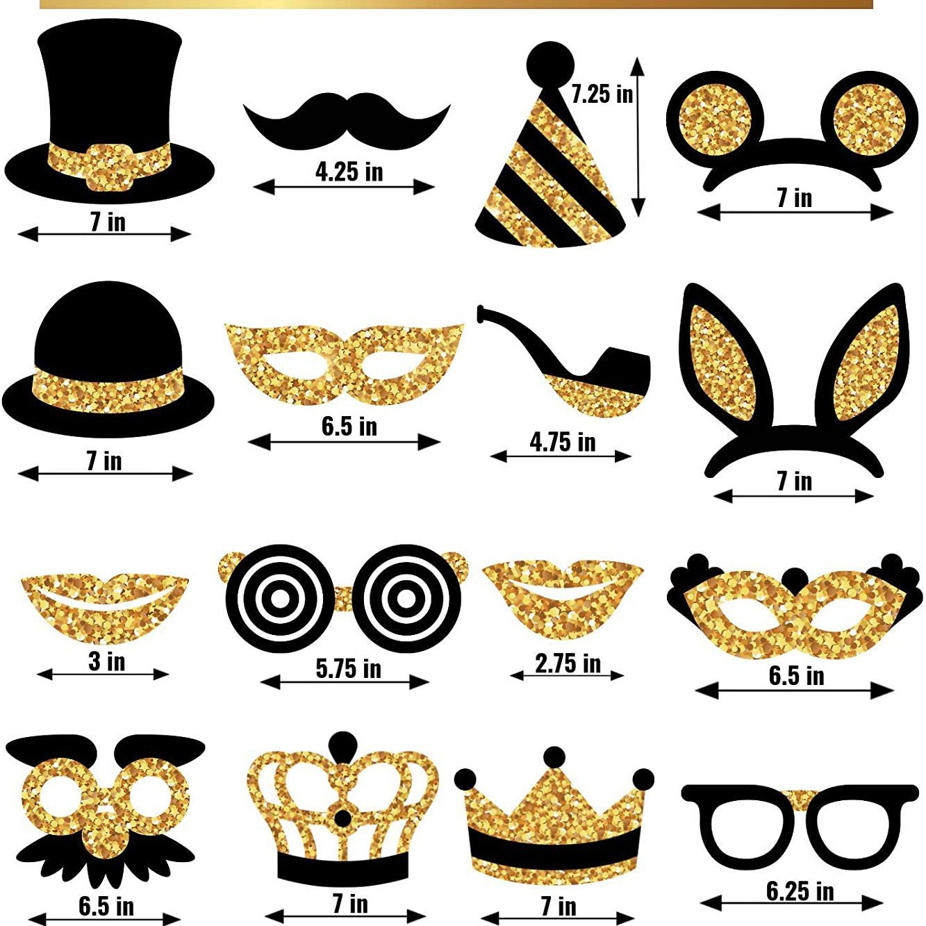 Picture of Cross-border Explosions Wedding Birthday Party Decoration Funny Game Hat Lips Beard Graduation Photo Props