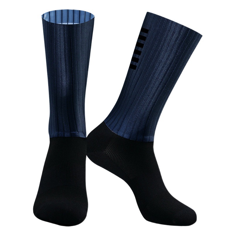 YKYWBIKE cross-border foreign trade summer outdoor sports cycling socks competition high elastic non-slip breathable sweat-absorbent solid color in stock