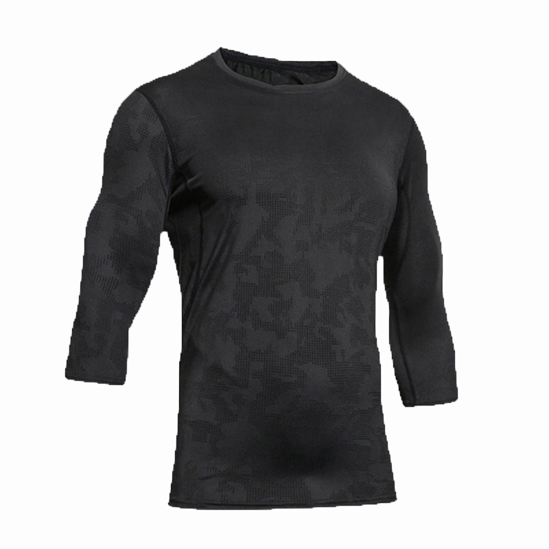 Picture of Summer Outdoor Quick-Drying T-Shirt Men's Jacquard Mesh Running Training Sports Short-Sleeved Top Loose Casual Versatile