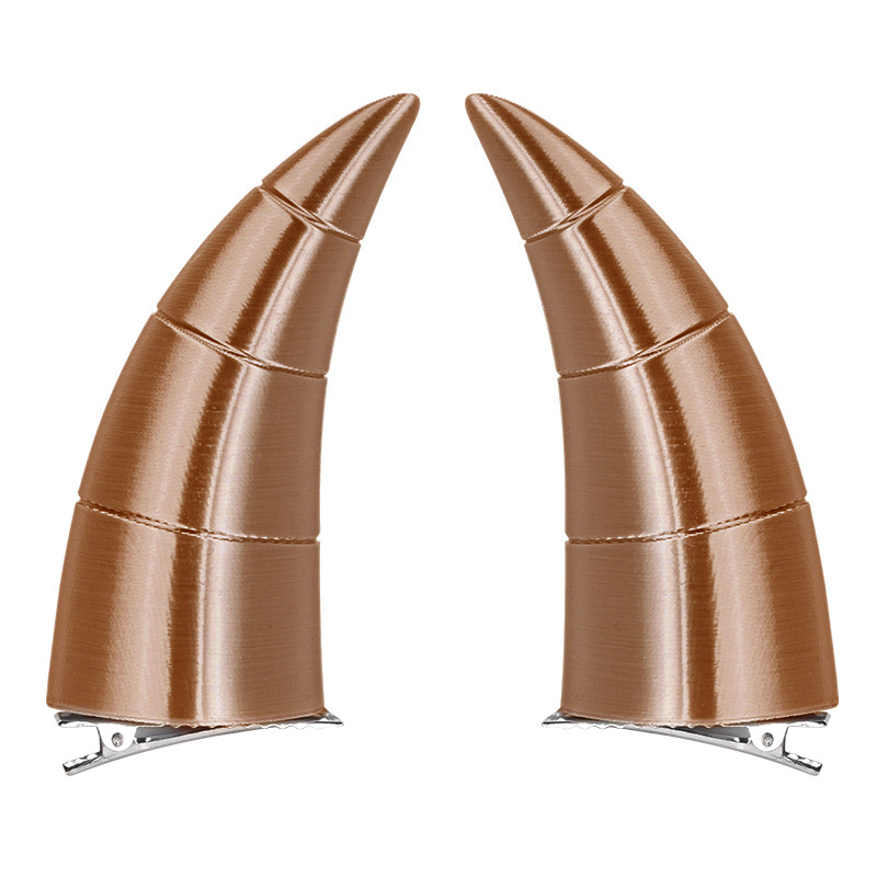 Picture of cosplay Universal Black Devil Horn Horn Halloween Headwear Accessories Props Cos Anime Hairpin 3D Headwear