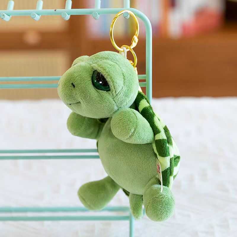 Picture of Lion Pendant Animal Keychain Tiger Zebra Raccoon Turtle Dog Wolf Dog Backpack Bag Pendant Doll