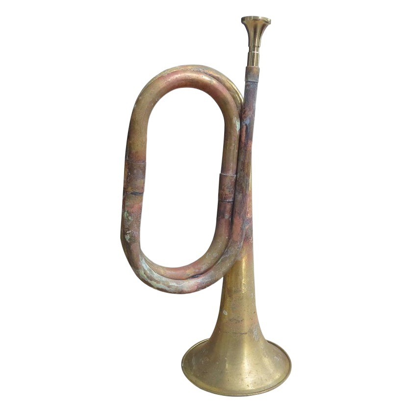 BMQALS antique assault station Bugle step small size old-fashioned blowing assembly drum team retro assault station