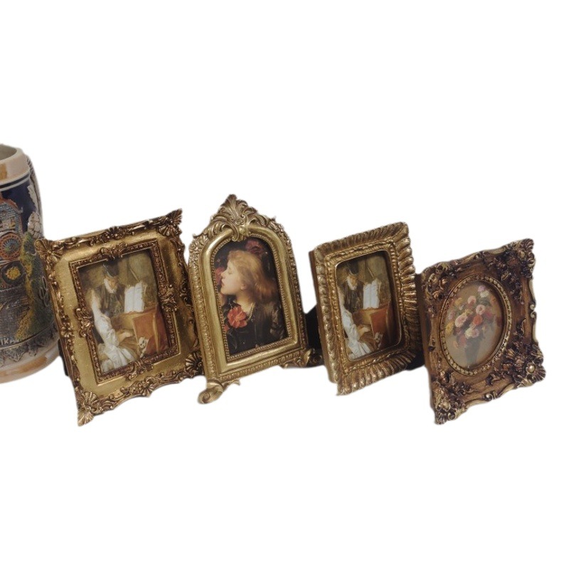 Decorative Photo Frame Desktop Ornaments French Living Room Bedroom Bedside Arrangement Hanging Painting Special Sofa Waterproof Handmade Picture Frame