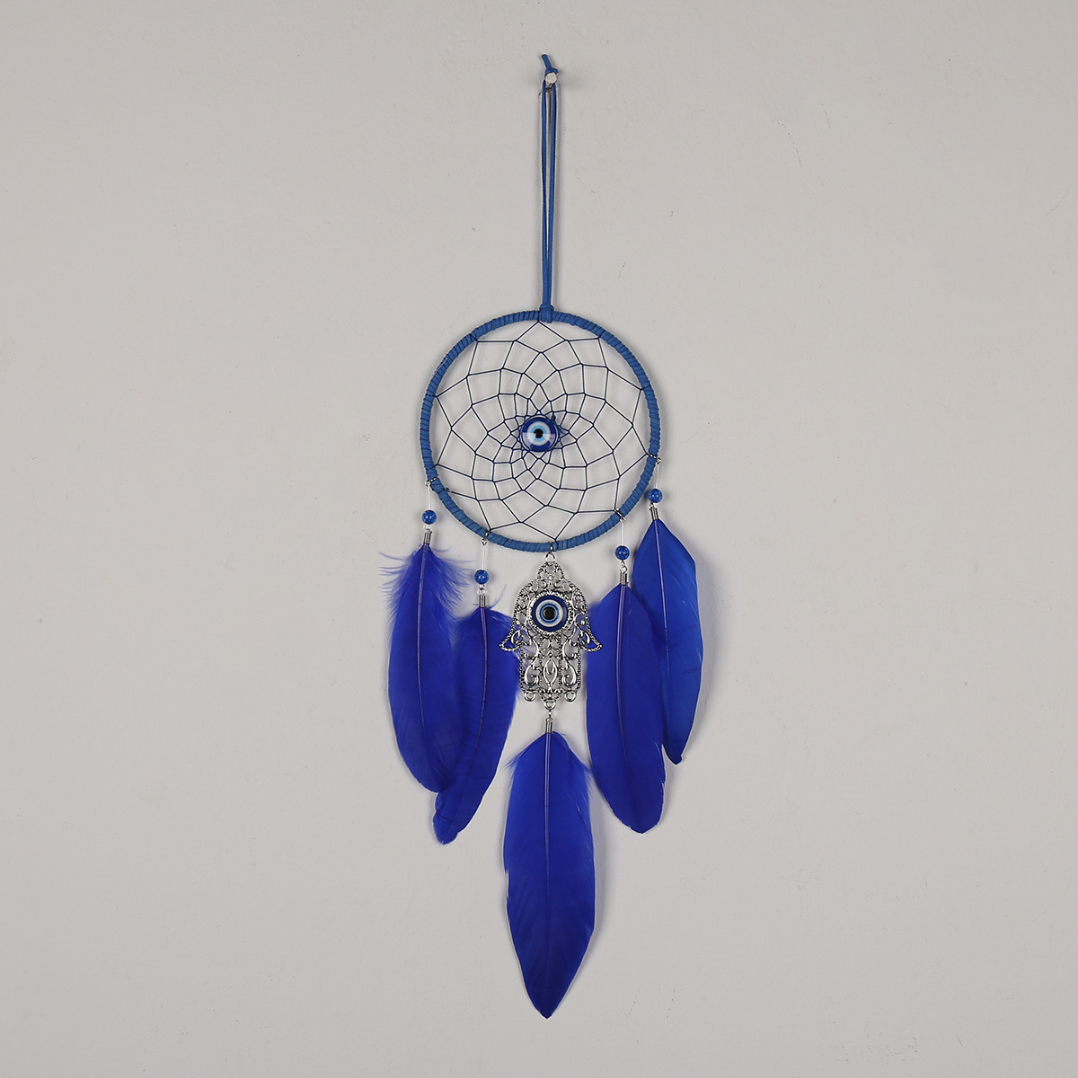 Picture of Devil's Eye Palm Pendant Dream Catcher Pendant Room Layout Hanging Ornaments Hand-woven Creative Birthday Gift