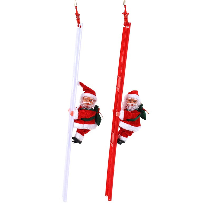 Creative Christmas Electric Music Climbing Bead Climbing Ladder Santa Claus Doll Doll Children's Toy Christmas Gift