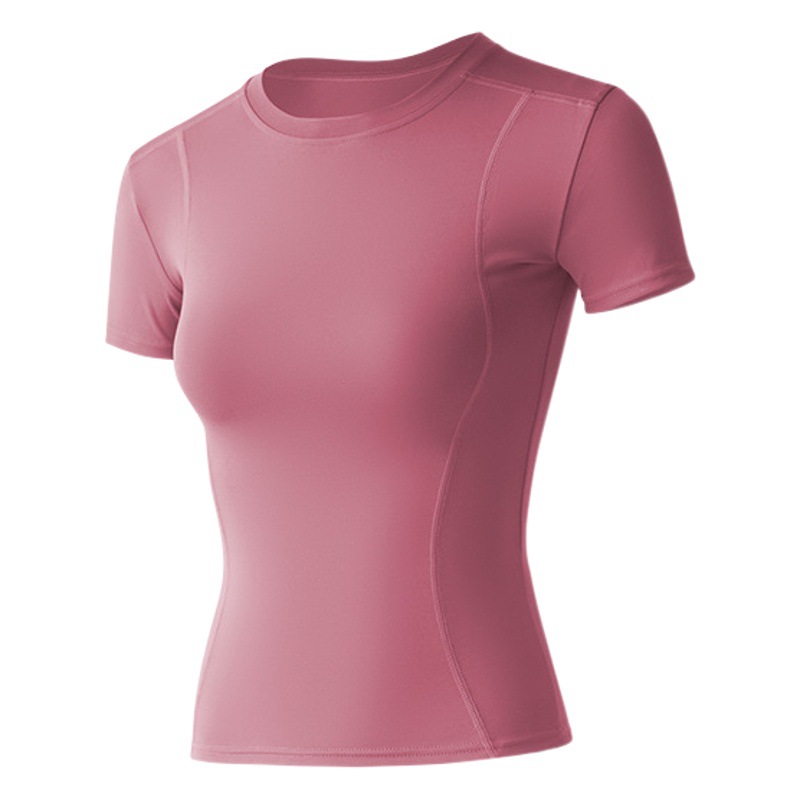 Ju Yi Tang Yoga Clothing Women's Slim-fit Sports Slimming Fitness Clothing Running Sweat-absorbent Tight Clothes Yoga Top