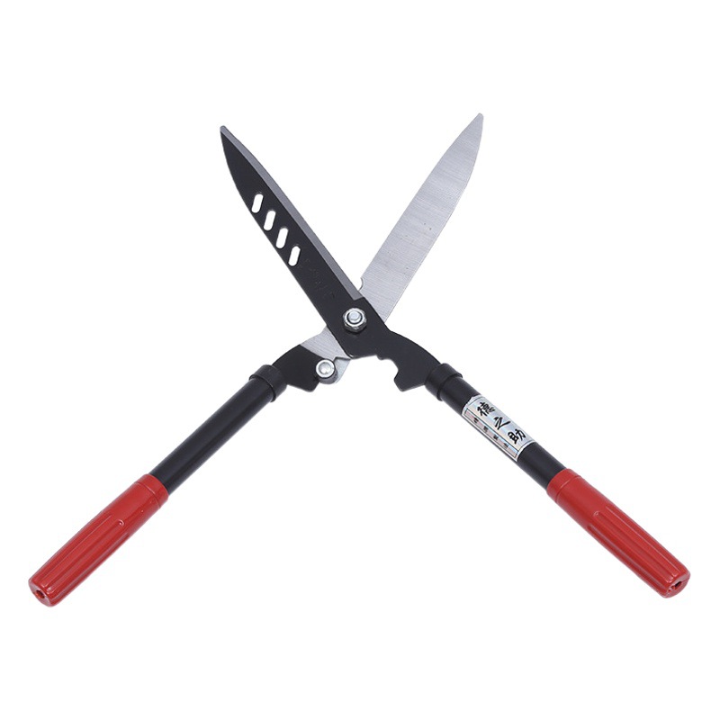 Dezhizhu hedge shears iron handle lawn shears manganese steel pruning shears fence shears gardening holly shears tea shears pruning tools