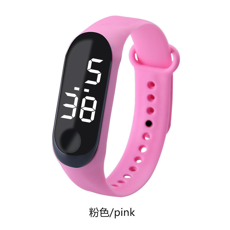 Picture of Manufacturer Simple Waterproof Led White Light Digital Watch Fashionable Student Couple Leisure Sports Touch Touch