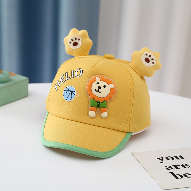 Picture of Baby hat cute bee peaked cap spring and autumn baby baseball cap outdoor sun protection children sun hat