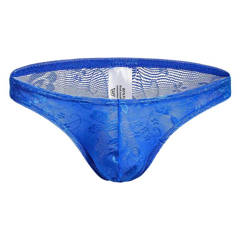 Men's Underwear Sexy Lace Fashion Bikini Triangle Men's Summer High-end Mesh Nylon Men's Trousers C501