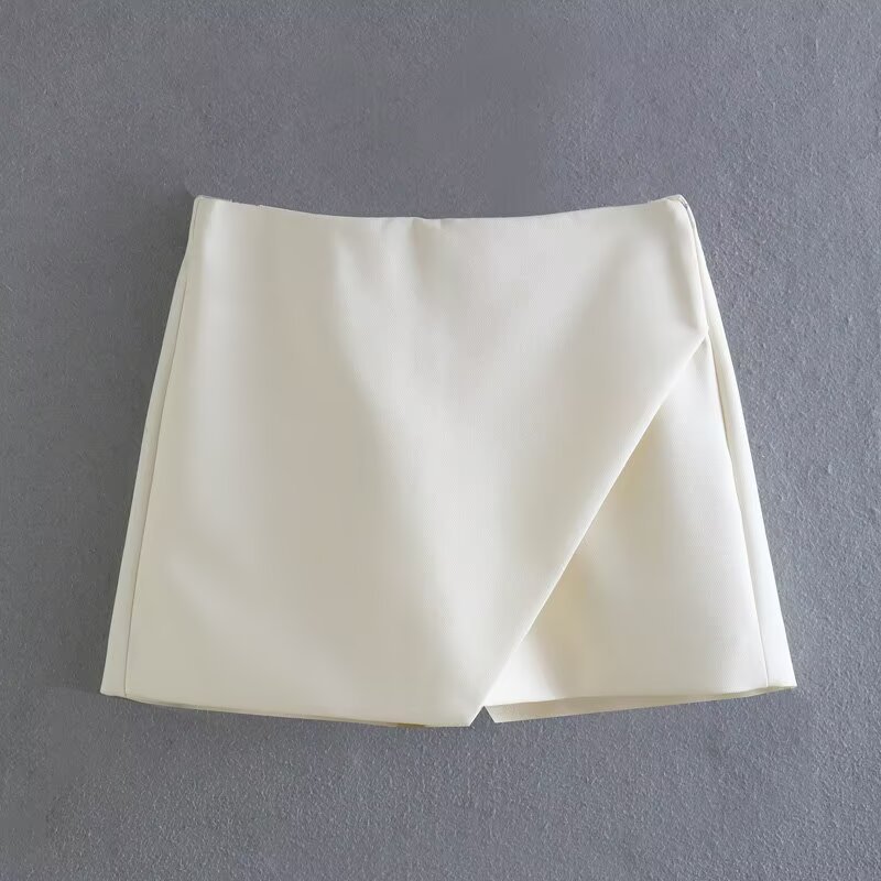 Picture of Cross-border foreign trade wholesale 2025 European and American fashion Joker personality multi-color high waist asymmetric skirt pants