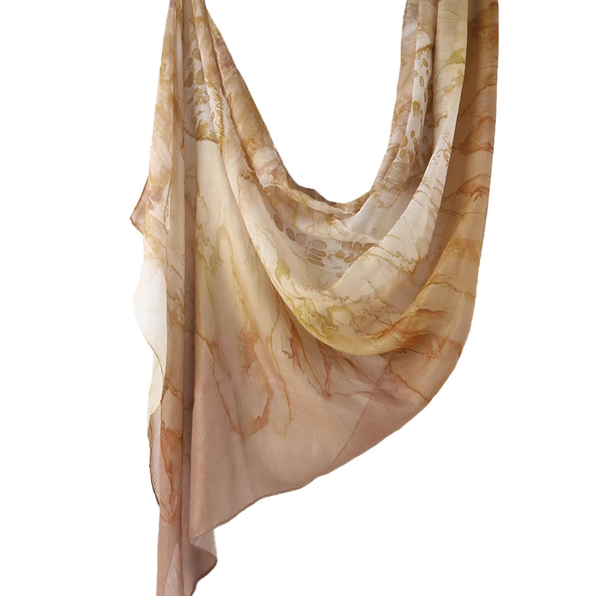 Picture of Best-Selling Watercolor Tie-Dye Cotton Scarf Arabian Satin Polyester Long Scarf Turkish Middle Eastern Scarf