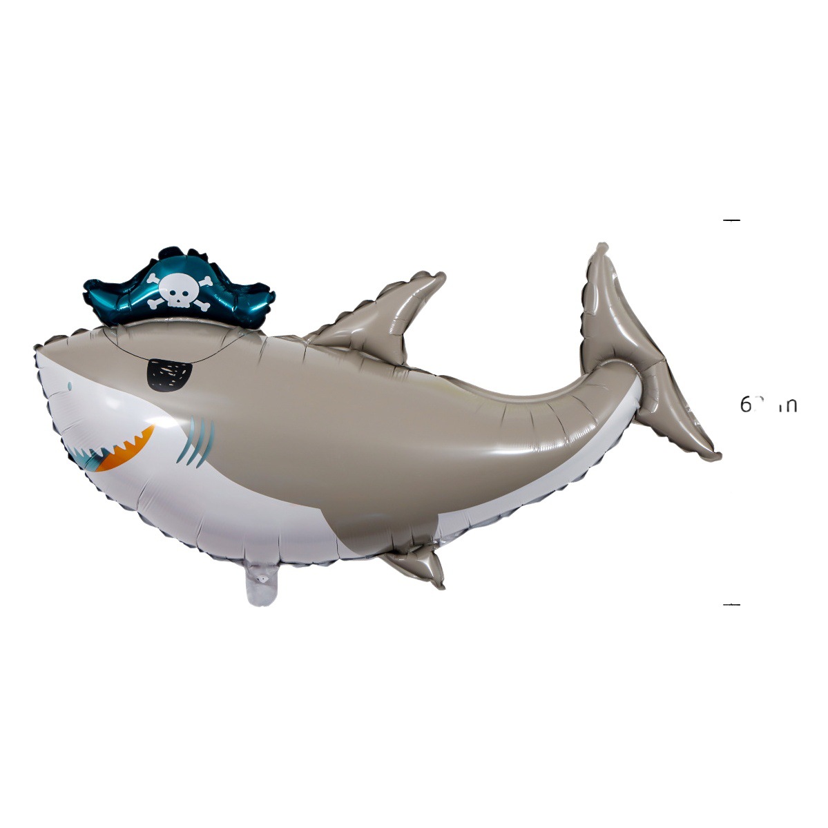 Pirate ship shark aluminum film balloon round 18 inch pirate birthday party decoration aluminum foil balloon wholesale