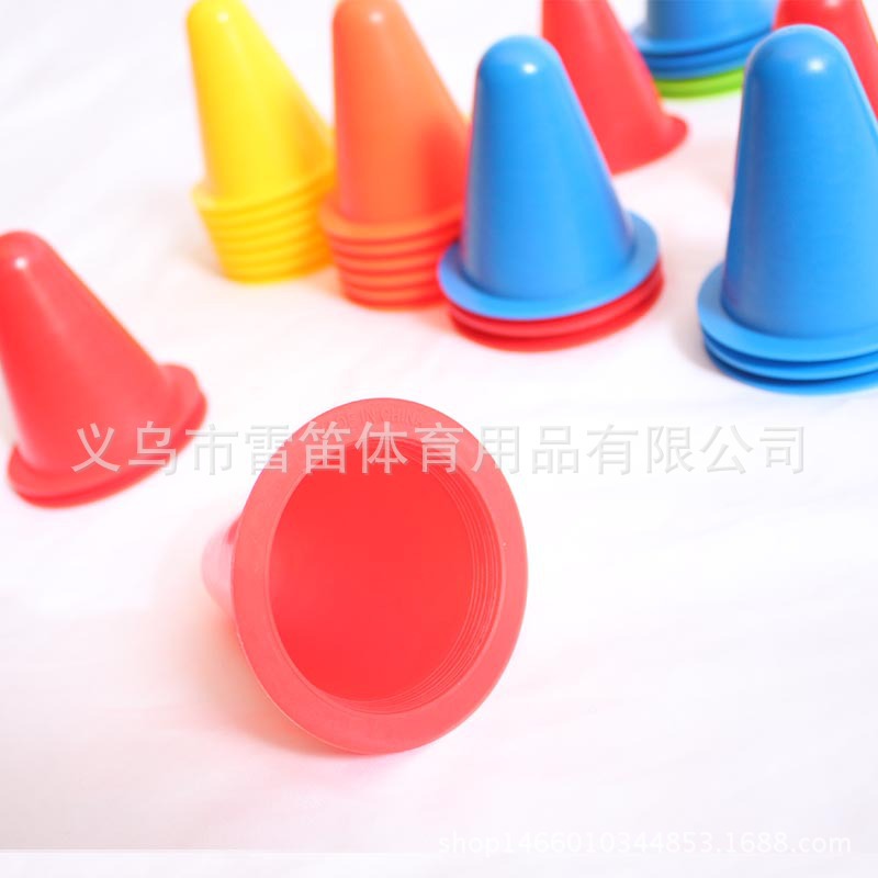 Picture of Children's roller skating roadblock skating practice training props obstacle windproof flat pile roller skating pile roller skating logo plate