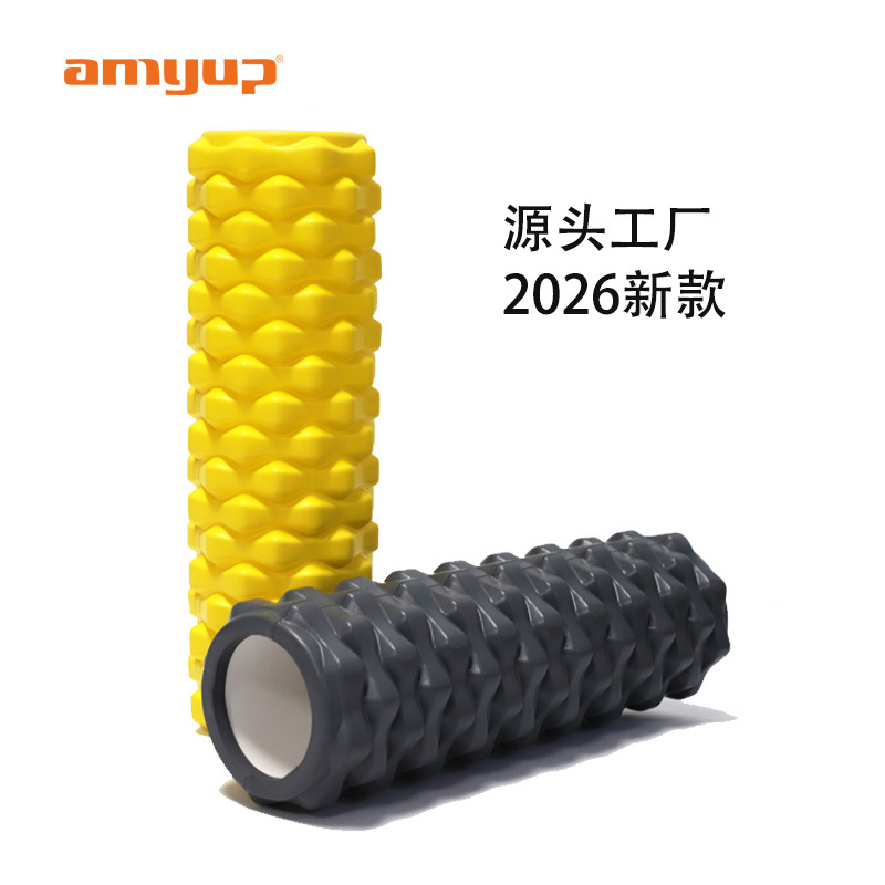 2026 New Foam Roller Eva Yoga Column Deep Massage Hollow Column Fitness Muscle Relief Soreness