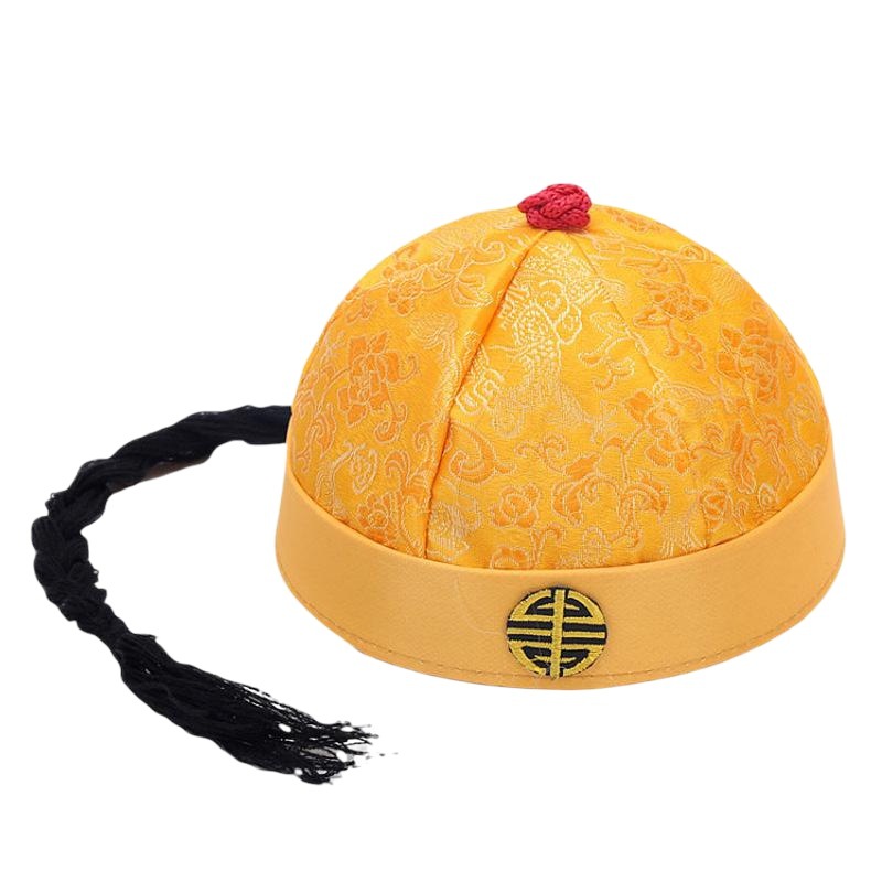 Prince hat landlord hat melon skin hat lattice hat Qing dynasty emperor hat ancient costume drama performance hat elder brother hat spot
