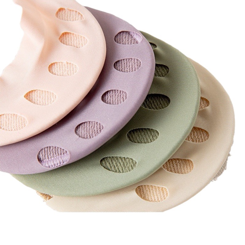 Front sole five-finger socks women's invisible half-Palm socks summer non-slip pure cotton half-cut boat Socks split toe high heel shoes socks