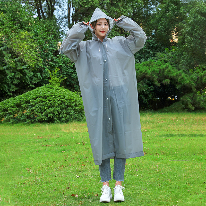 Picture of Non-Disposable Eva Unisex Outdoor Raincoat Drifting Travel Rainstorm-proof Thickened Portable Adult Raincoat