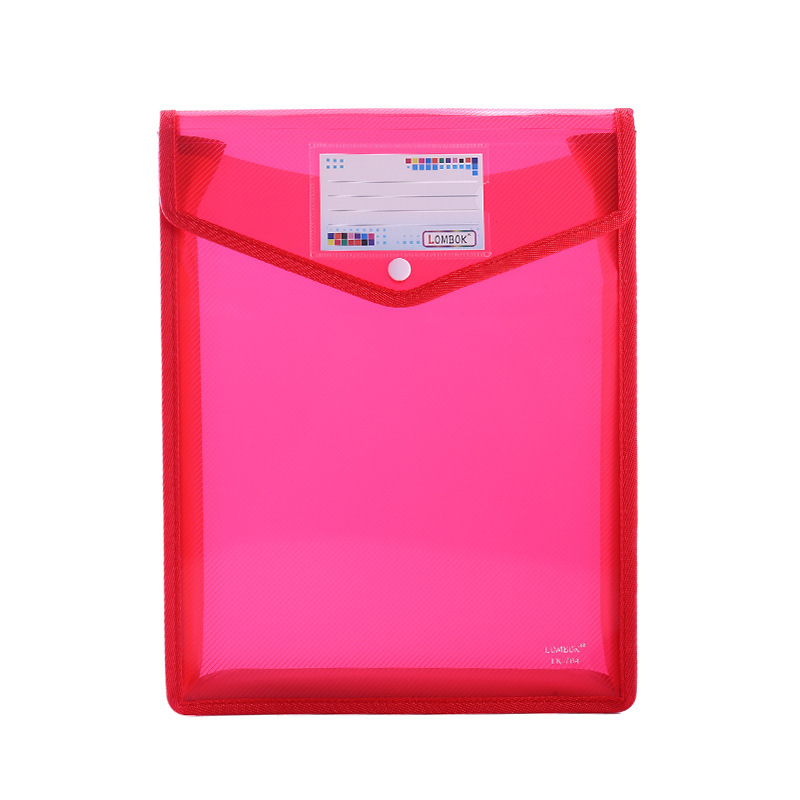 Picture of A4A5 folder storage student envelope office test paper bag twill 9 color vertical three-dimensional file bag