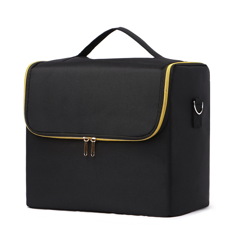 Picture of Cosmetic Portable Cosmetic Bag Students Internet Celebrity Nail Art Tattoo Toolbox Large Capacity Travel Cosmetic Storage Bag