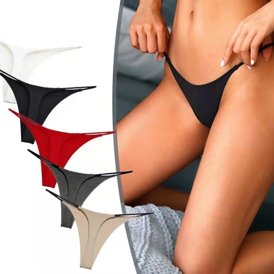 European and American foreign trade cross-border dedicated to hollow double thin thong low waist bikini sexy underwear wholesale generation