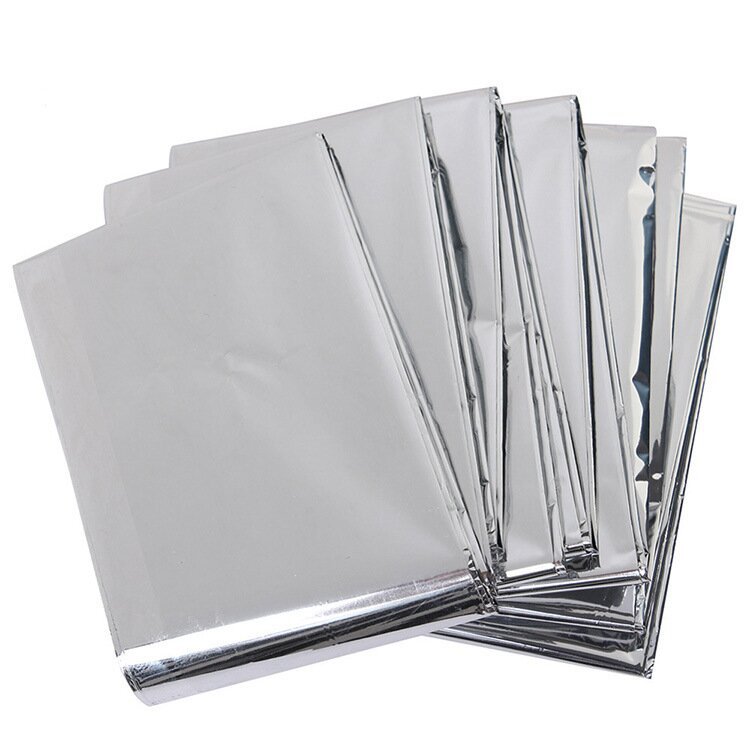 Picture of Outdoor Disposable Portable Emergency Blanket, Windproof, Waterproof, Sunproof, Multifunctional Pet Survival Blanket, Wholesale in Stock