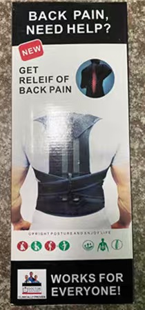 Picture of Cross-border body shaping correction with back support, chest-up, sitting posture correction with anti-hunchback, body girdle, posture corrector