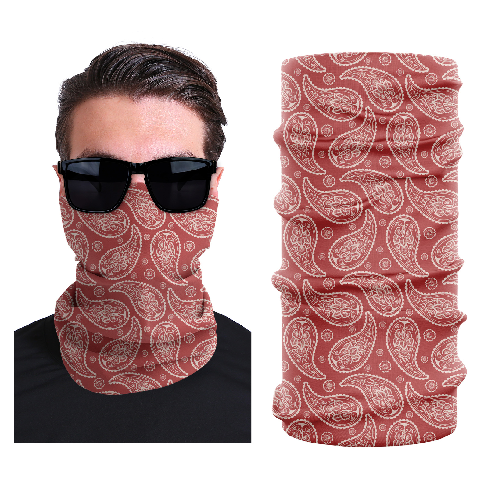 Picture of Xunhui magic scarf outdoor scarf mountaineering riding scarf high elastic seamless Ice Silk face towel cross-border bandana