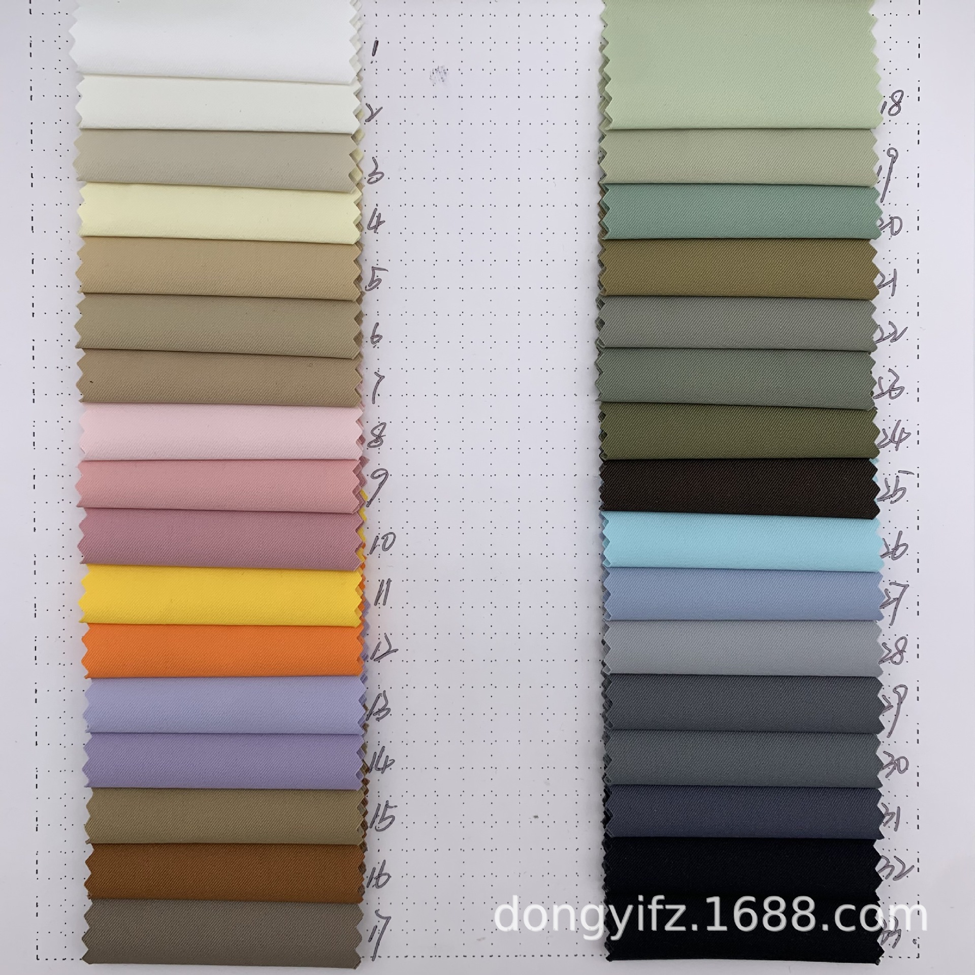 Nylon Weft Elastic 2/2 Oblique Waterproof Fabric Cotton Outwear Windbreaker Jacket Casual Suit Dress Fabric in Stock