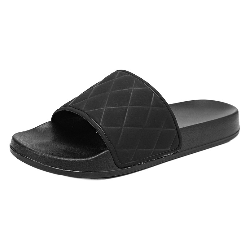 Couple's shoes beach slippers women's peep toe poop feeling outdoor two-way wear non-slip breathable thick-soled men's slippers home