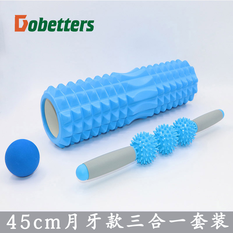 45cm spike column massage stick set massage stick fascia ball set Hollow foam shaft balance stick Pilates column