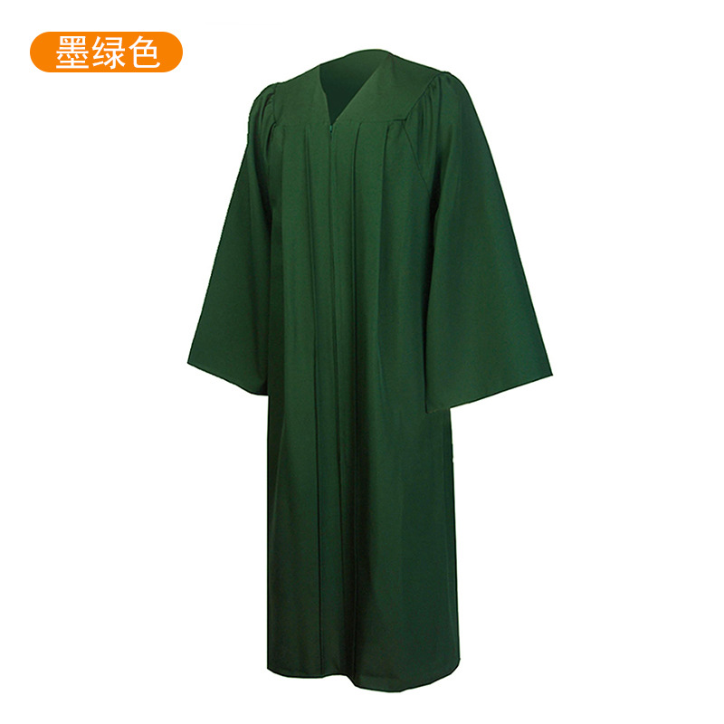 Picture of 2025 New Woven American Graduation Adult Academic Clothing Single Robe Master's Clothing Doctor's Clothing Wholesale