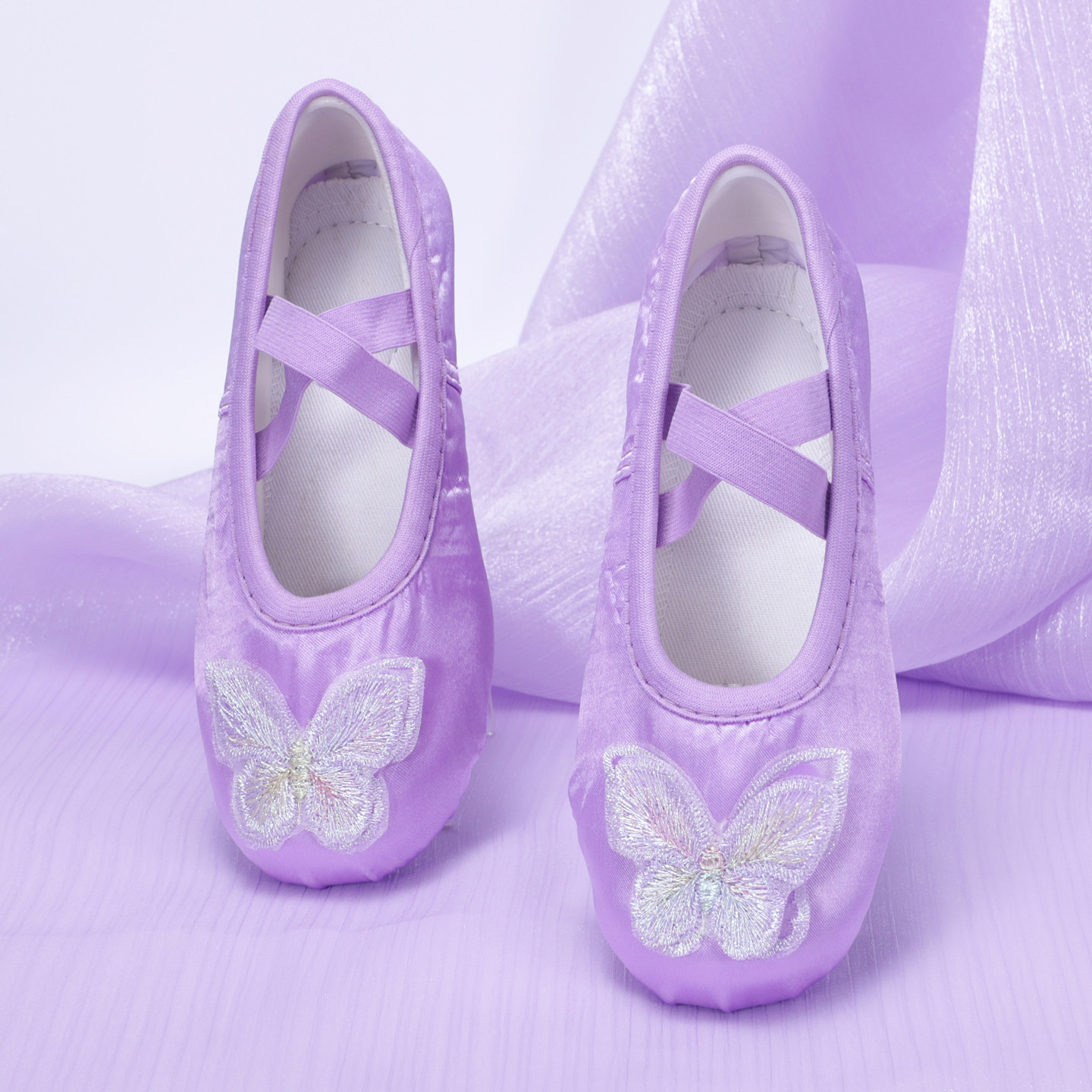 New Kids Dance Shoes Cute Girls Dancing Shoes Kindergarten Baby Stage Performance Ballet Shoes 8065