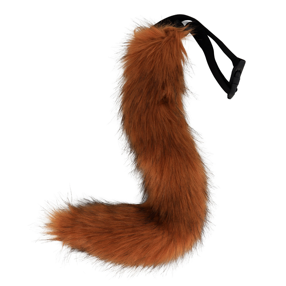 Picture of Halloween Amazon wish explosion simulation fox tail cosplay stuffed animal tail accessories can be concave shape
