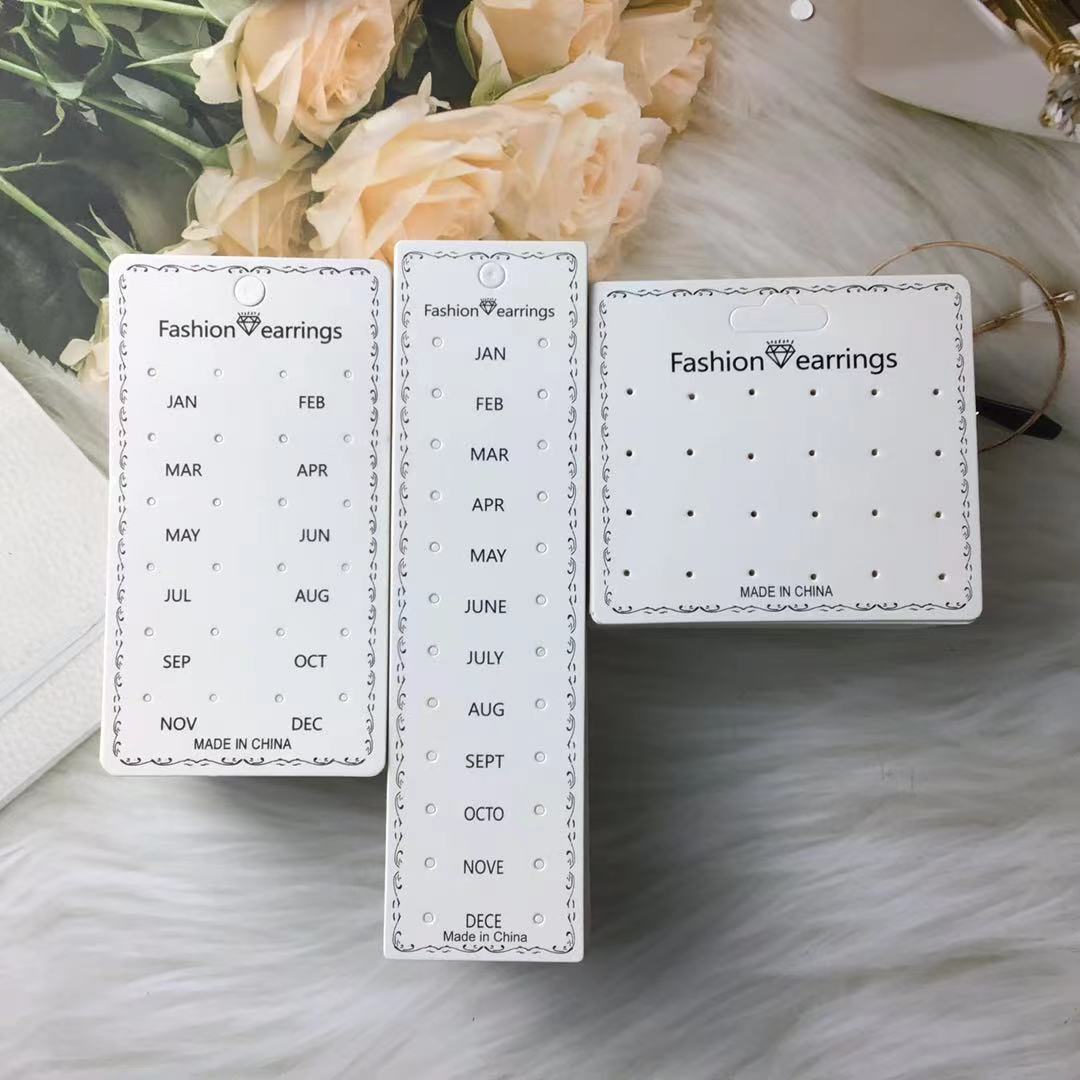Spot direct supply Korean version of cardboard hair clip cardboard December letter jewelry card cardboard display cardboard wholesale
