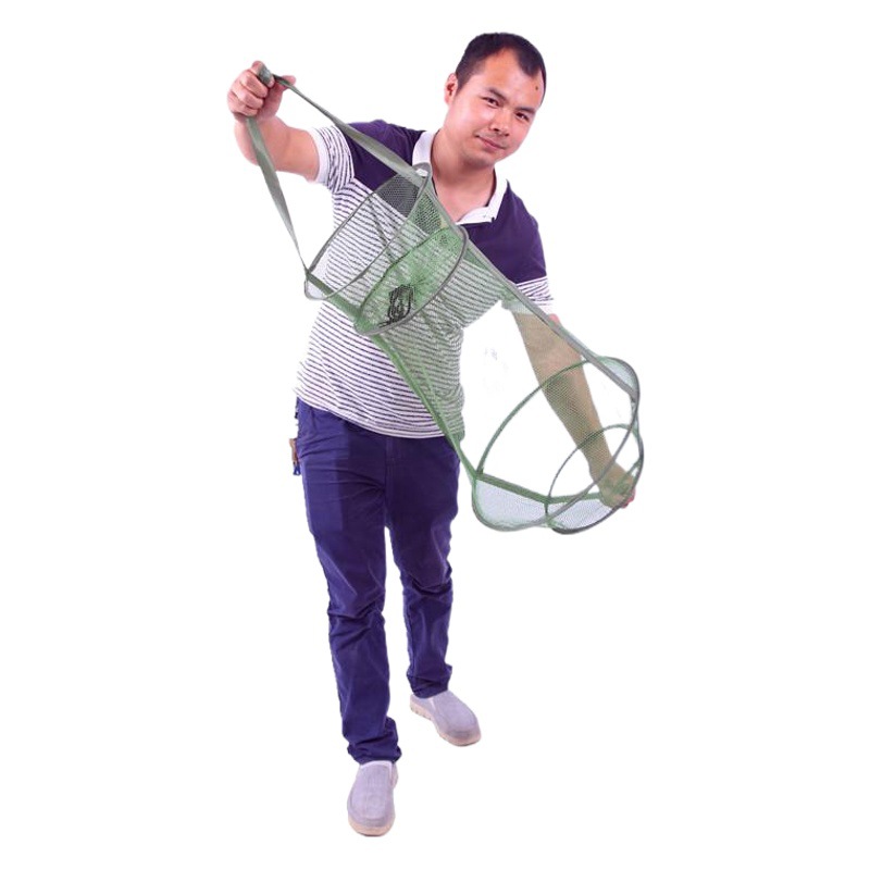 Fish protection net coated with glue fish protection easy to carry foldable convenient nylon large belly small fishing protection fishing net pocket live fish bag