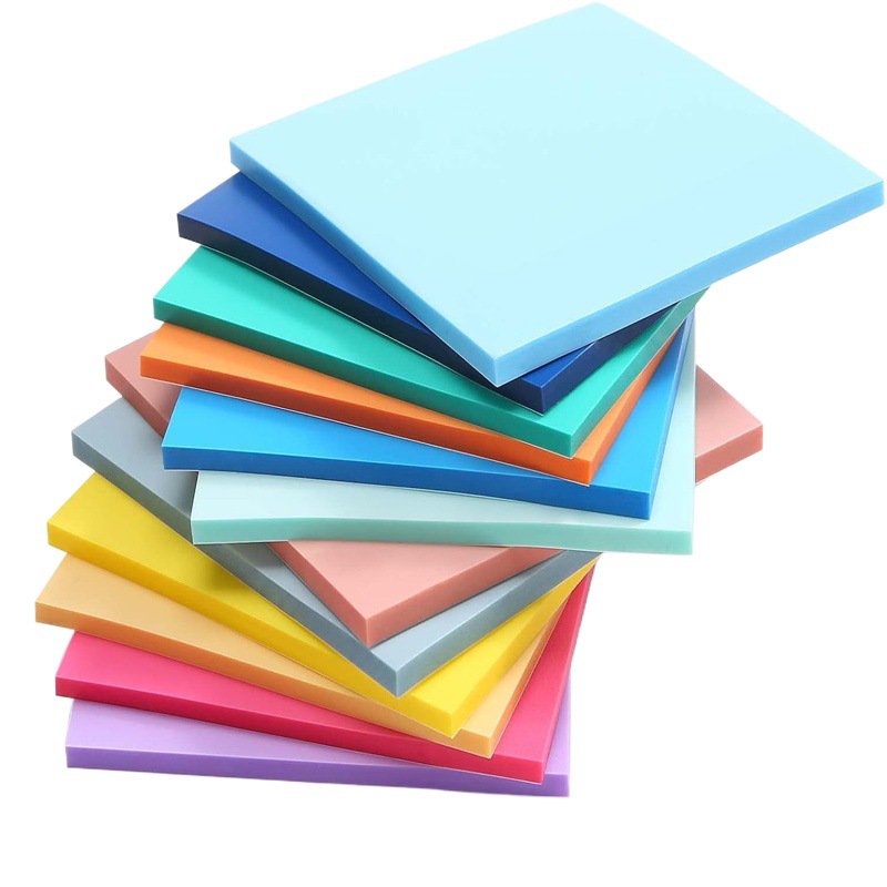 Morandi color post-it notes wrong topic can be repeatedly pasted waterproof N times mini transparent PET note book wholesale