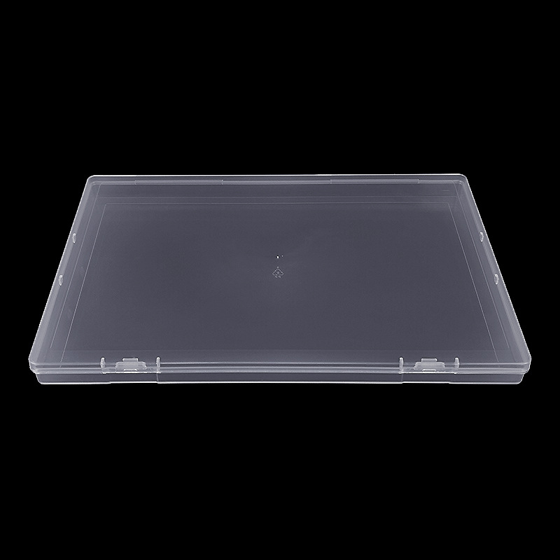 Picture of Rectangular transparent pp plastic storage box cross-border document bill organizing box jewelry card stationery storage box