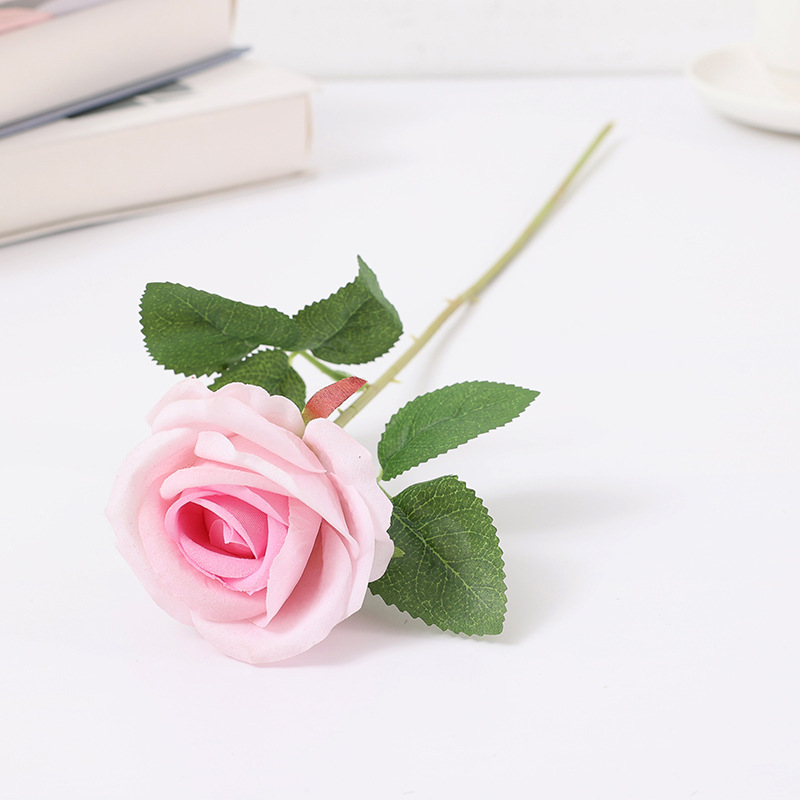 Picture of Cross-Border Supply Velvet Rose Home Decoration Wedding Bouquet Gothic Halloween Black Rose Simulated Rose
