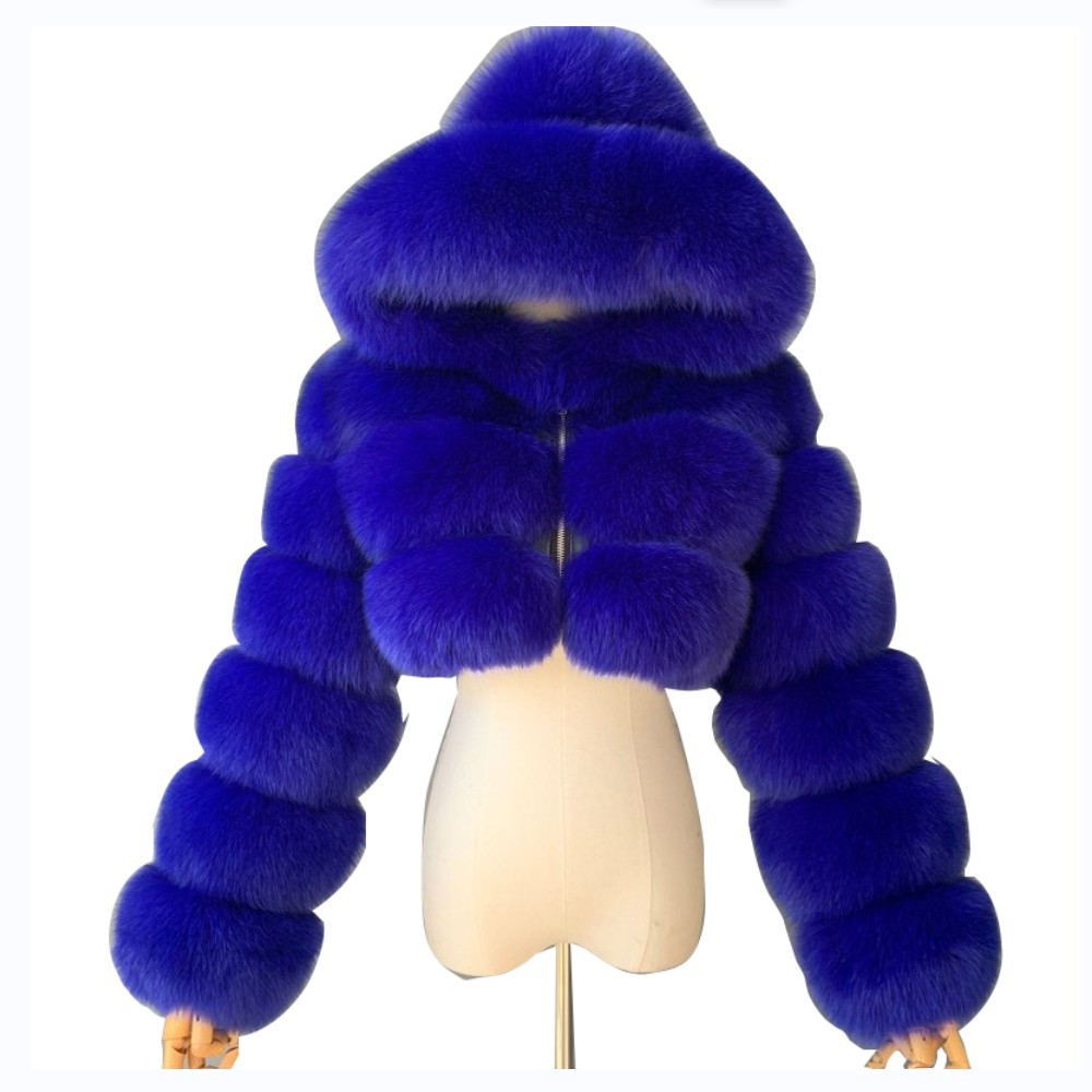 Picture of Imitation fur coat new European and American imitation fur coat factory wholesale Haining short imitation fur coat