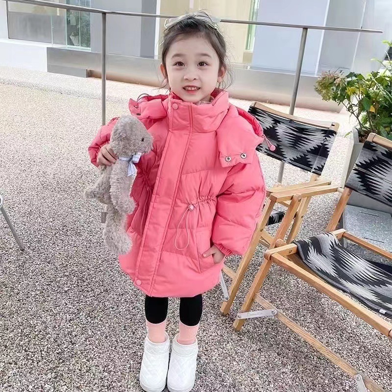 Picture of 2024 New girls' down cotton-padded coat winter thickened children's coat children's baby girls' warm winter cotton-padded coat