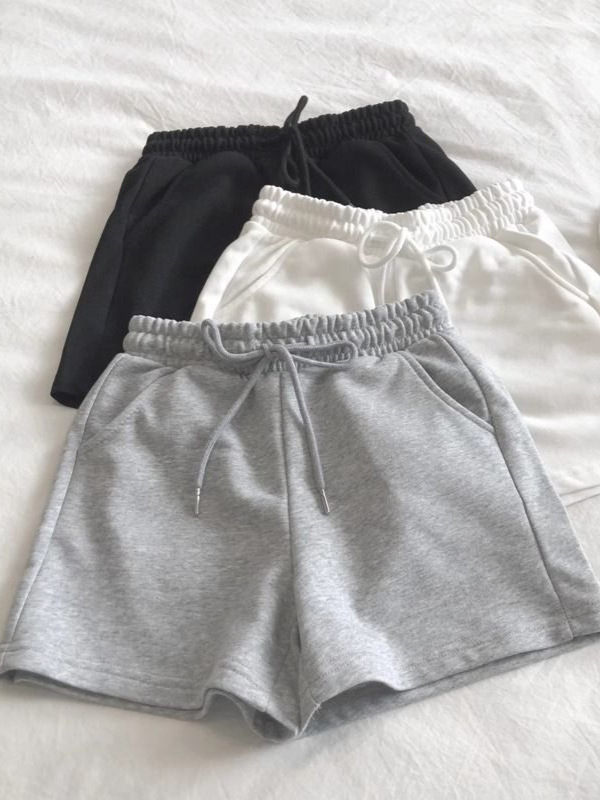 Casual Sports Shorts Women's Summer New High Waist Slimming Outer Wear Loose Loose All-match Three-point Hot Pants