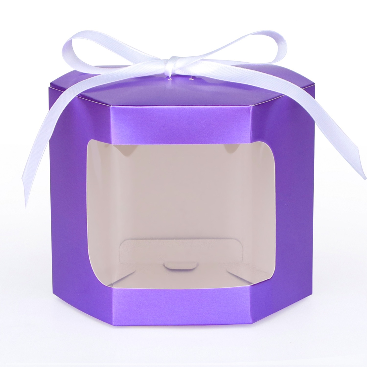 Picture of Foreign Trade Cowhide Color Laser Window Paper Box Cake Box Candy Box Baking Packaging Wedding Candy Box Gift Box